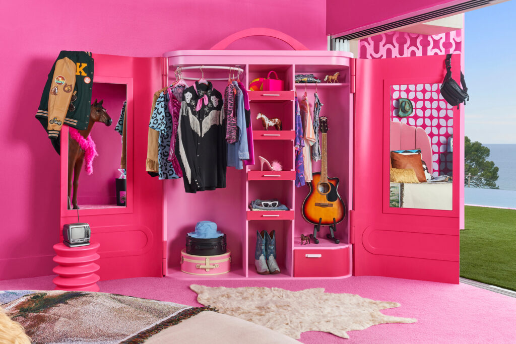 Ken's Closet Barbie Malibu Dreamhouse on Airbnb