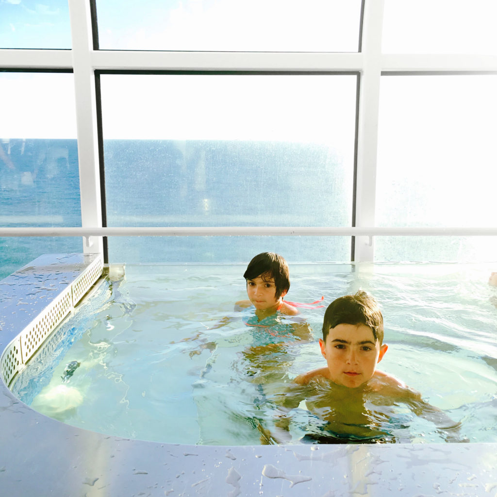 Kids in Hotel Swimming Pool
