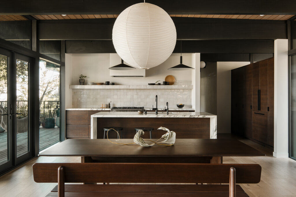 Kitchen in Buff & Hensman House by Stephani Gan Mejia