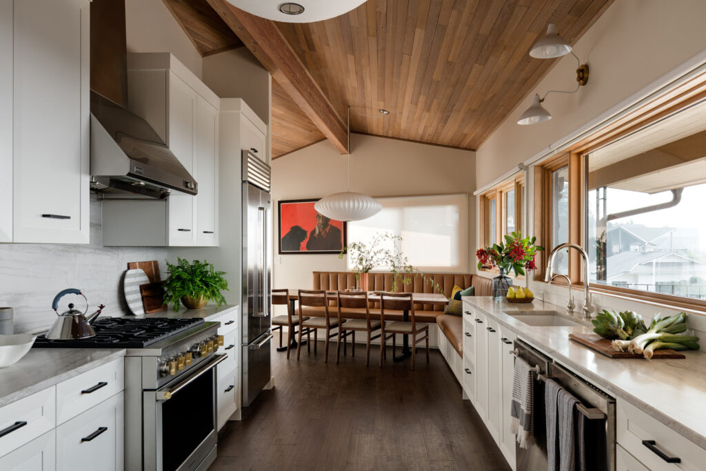 Kitchen in Camano Island House by Shannon Adamson
