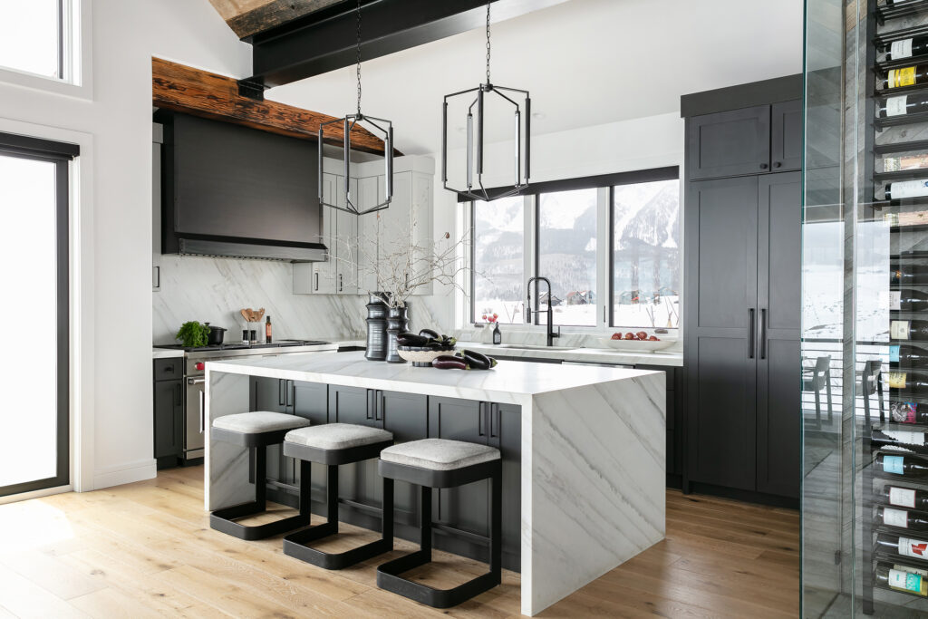 Kitchen in Crested Butte House by Susie Ver Alvino
