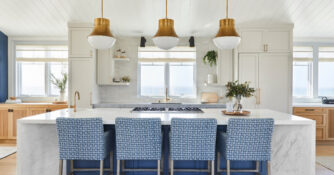 Kitchen in Hermosa Beach House by Christine Vroom