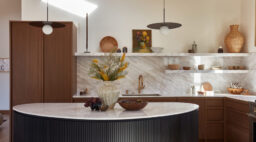 Kitchen in Japandi House by Kirsten Blazek