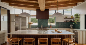 Kitchen Mid-Century El Segundo House by Vitale Design Group