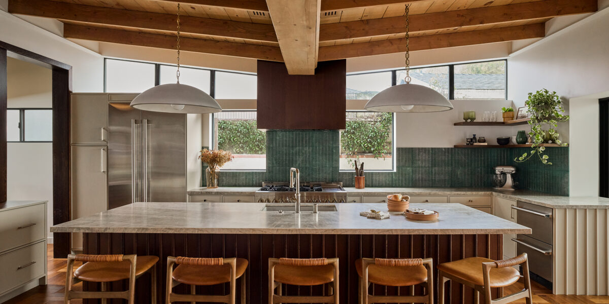 Kitchen Mid-Century El Segundo House by Vitale Design Group