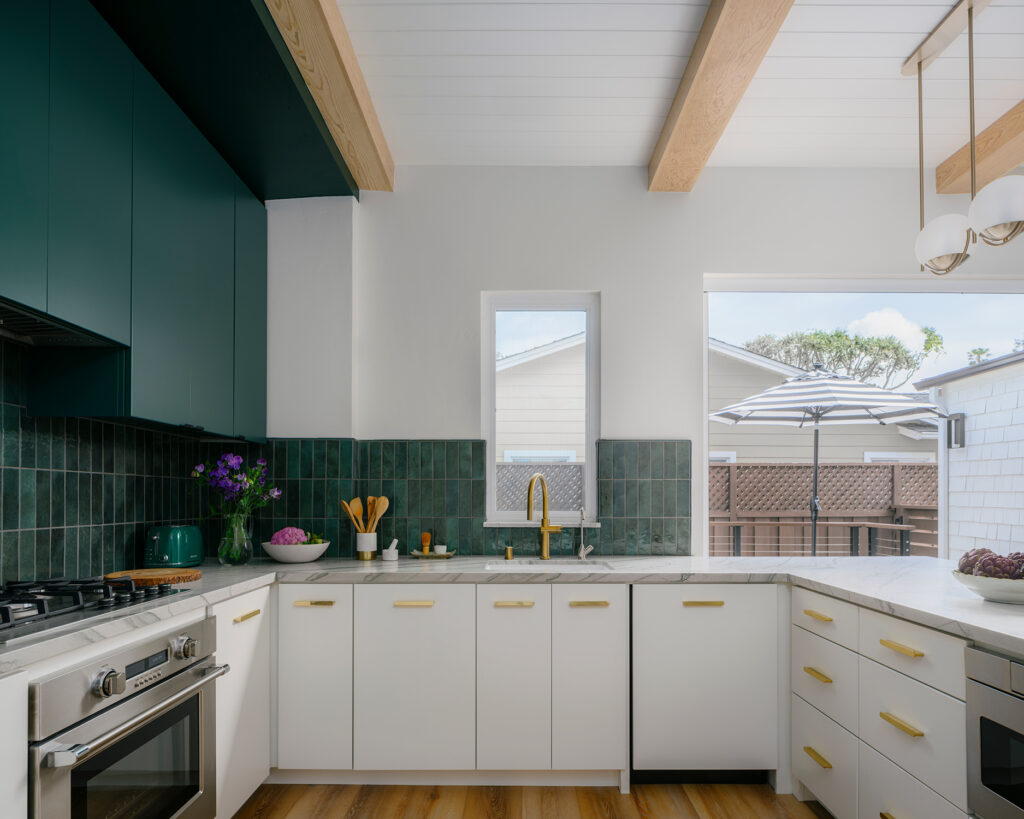 Kitchen in Santa Cruz Bungalow by Christie Tyreus