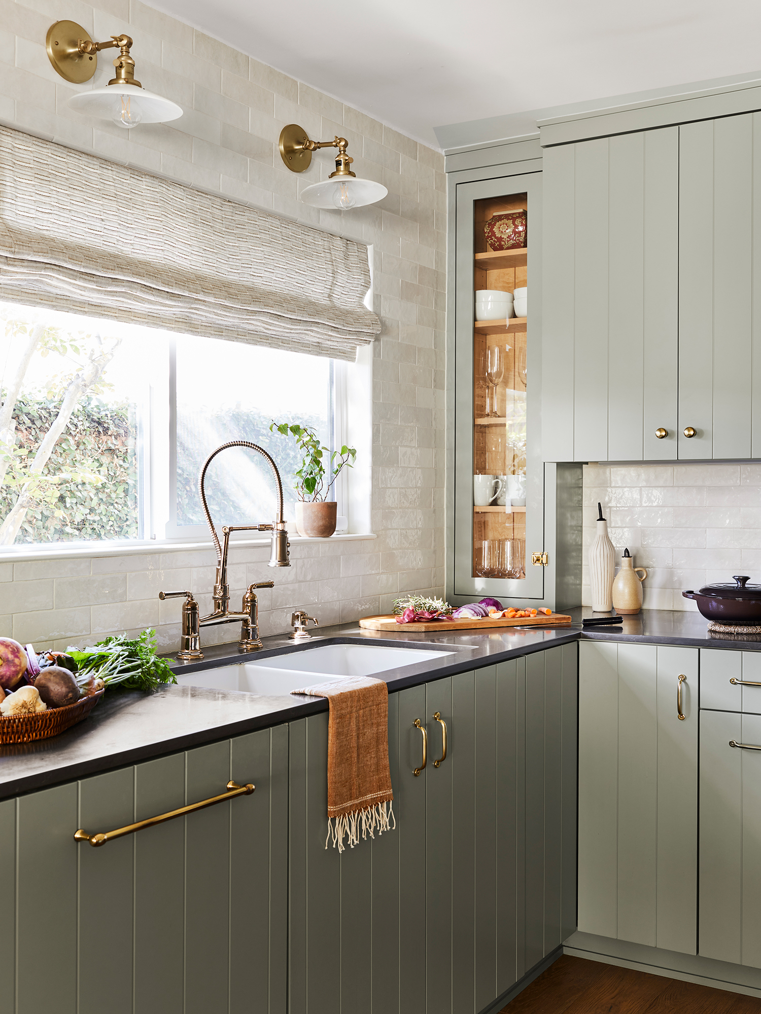 Kitchen Sink in Elkhorn Kitchen by Linette Dai Design