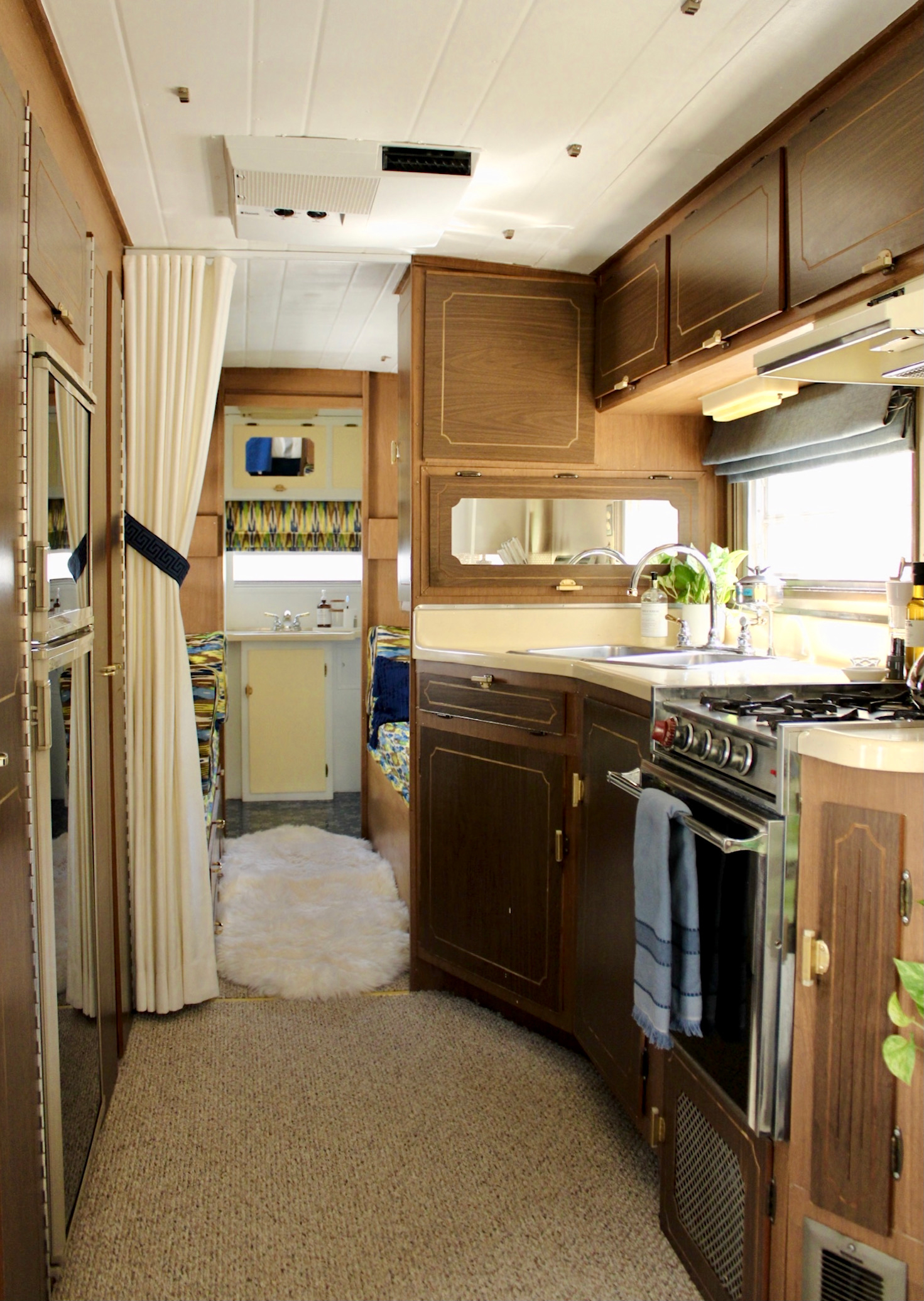 Kitchen in Trailer by Tamarra Younis