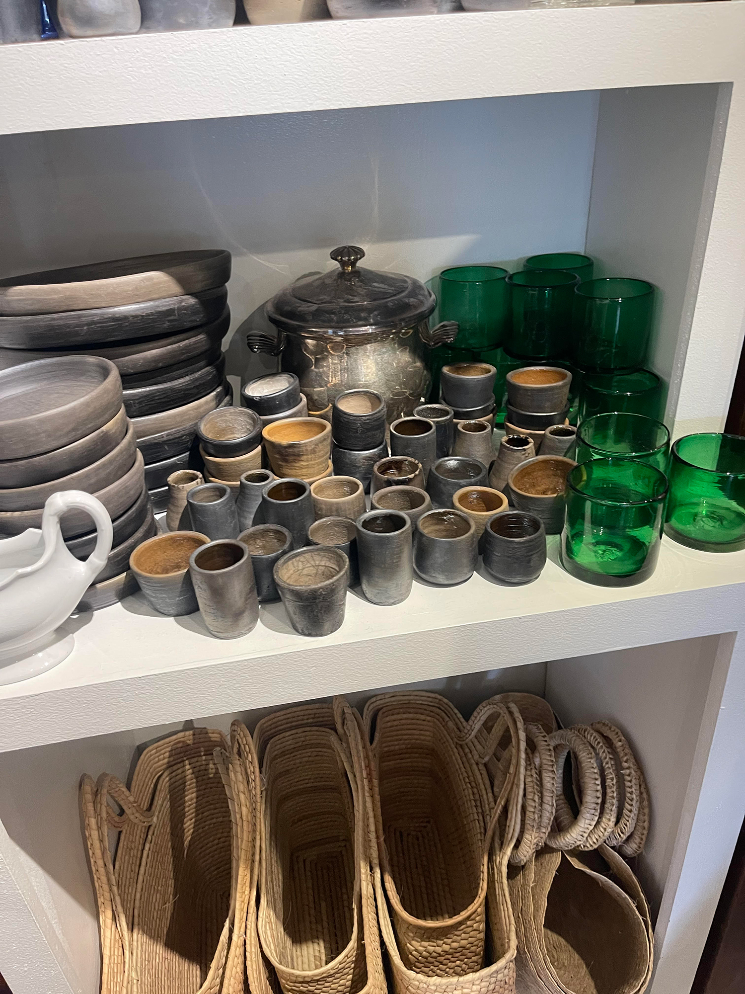 Kitchenware and Baskets at Round Top Antiques Fair