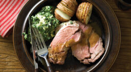 Lamb Shoulder Roast with Roasted Garlic Sauce (1209)