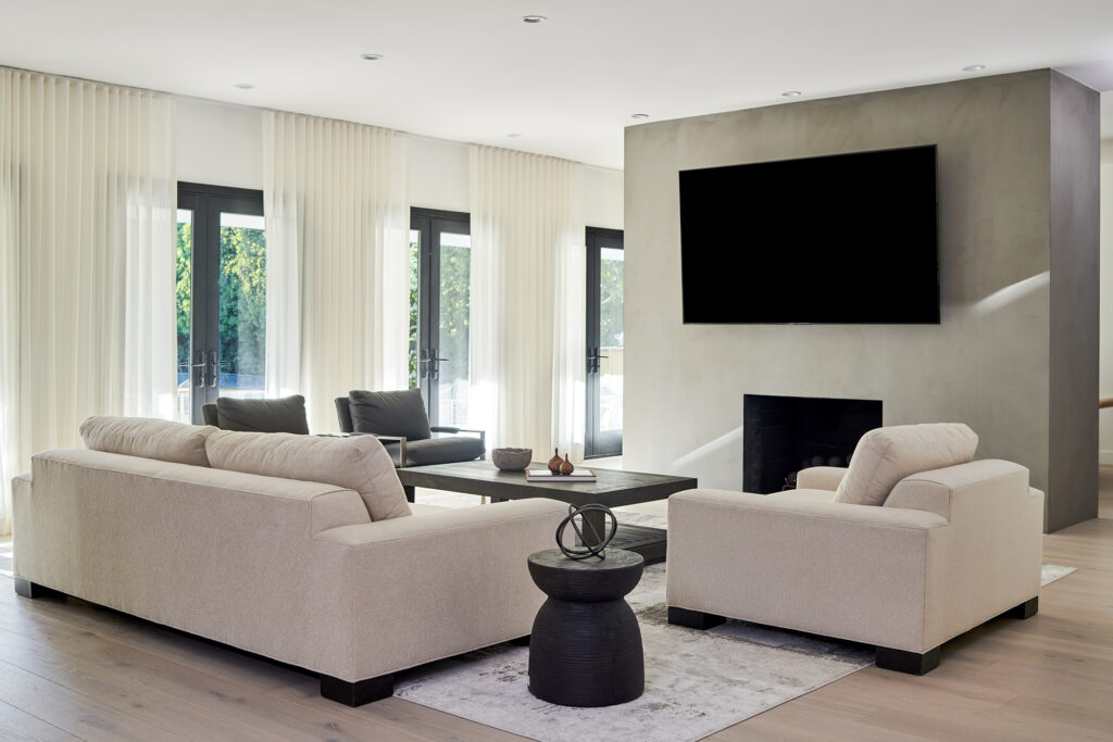 Living Room in Brentwood Home by Linda Hayslett