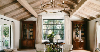 Living Room in Montecito House by Jennifer Miller Studio
