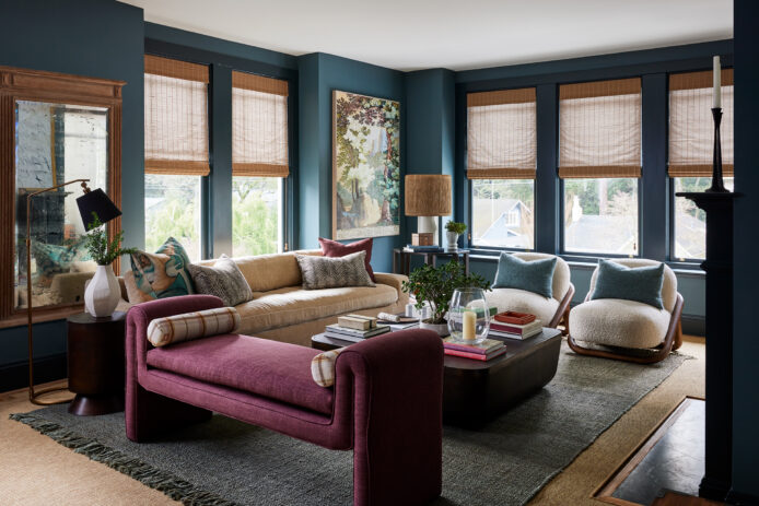 Living Room Mill Valley Home By Lark + Palm