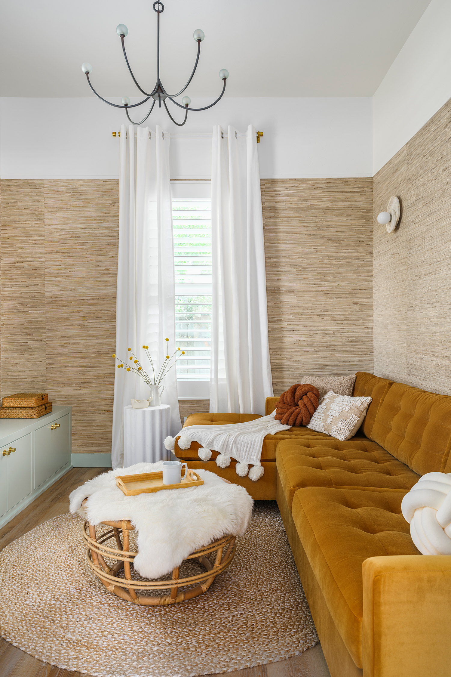 Living Room in Santa Cruz Bungalow by Christie Tyreus