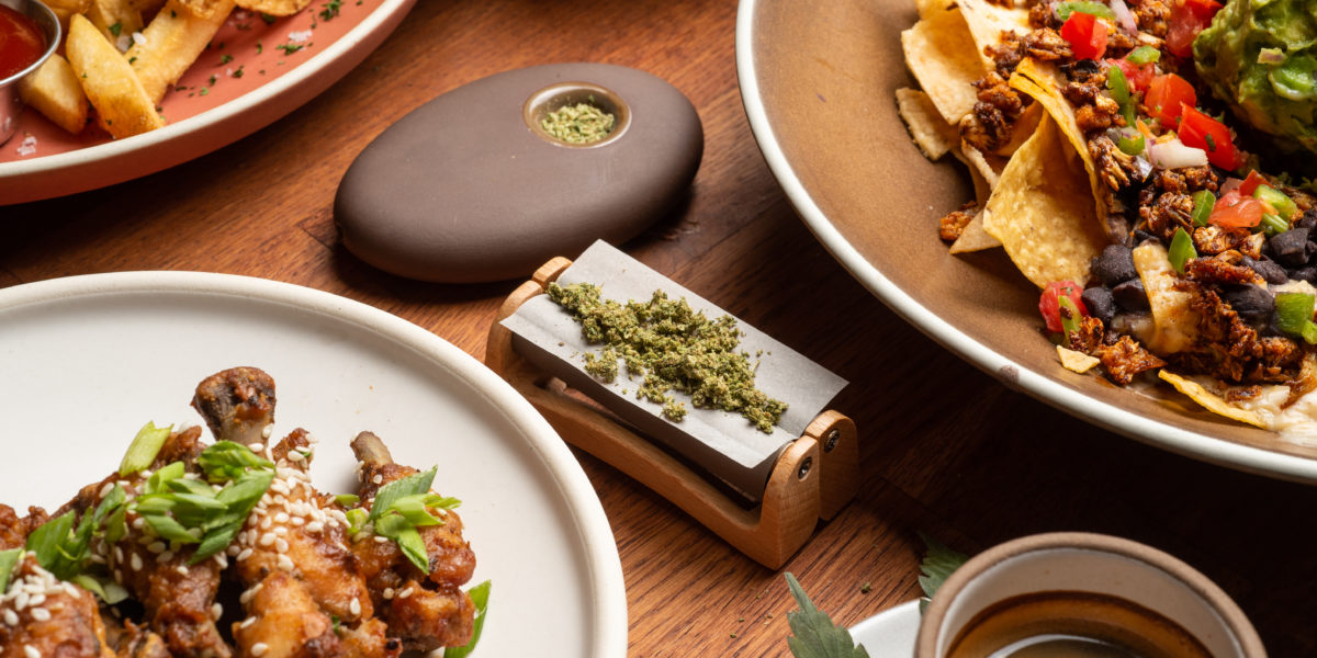 Food and cannabis at America's first cannabis cafe