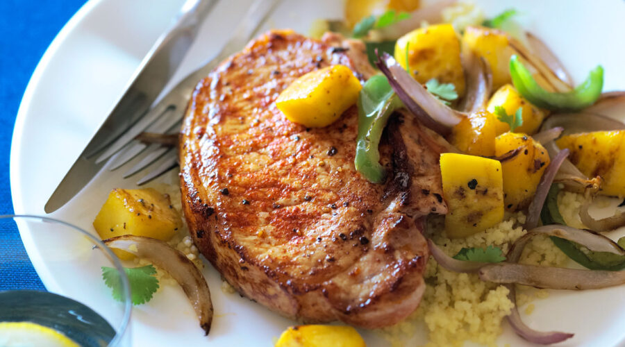 Mango Paprika Pork Chops