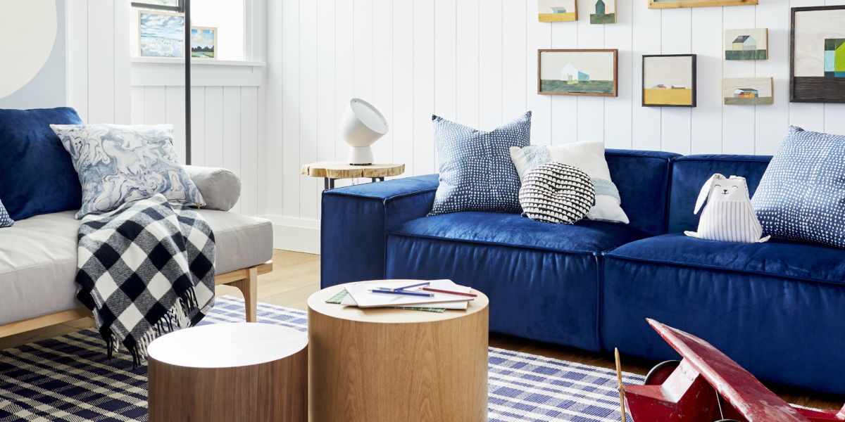 Blue Couch Playroom