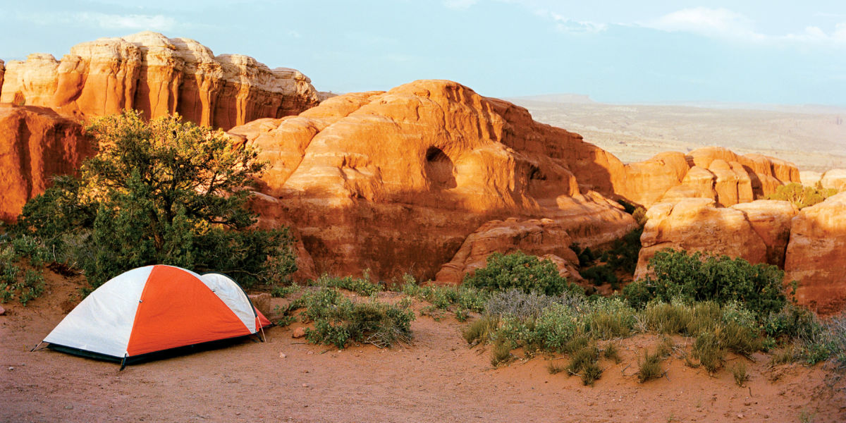 Devils Garden Campground in Utah's Arches National Park