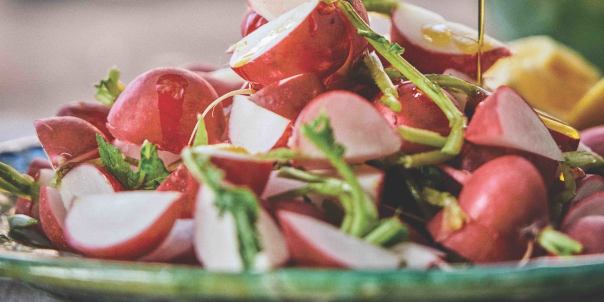 Spring Radishes with Herby Meyer Lemon Butter Recipe Sunset Magazine