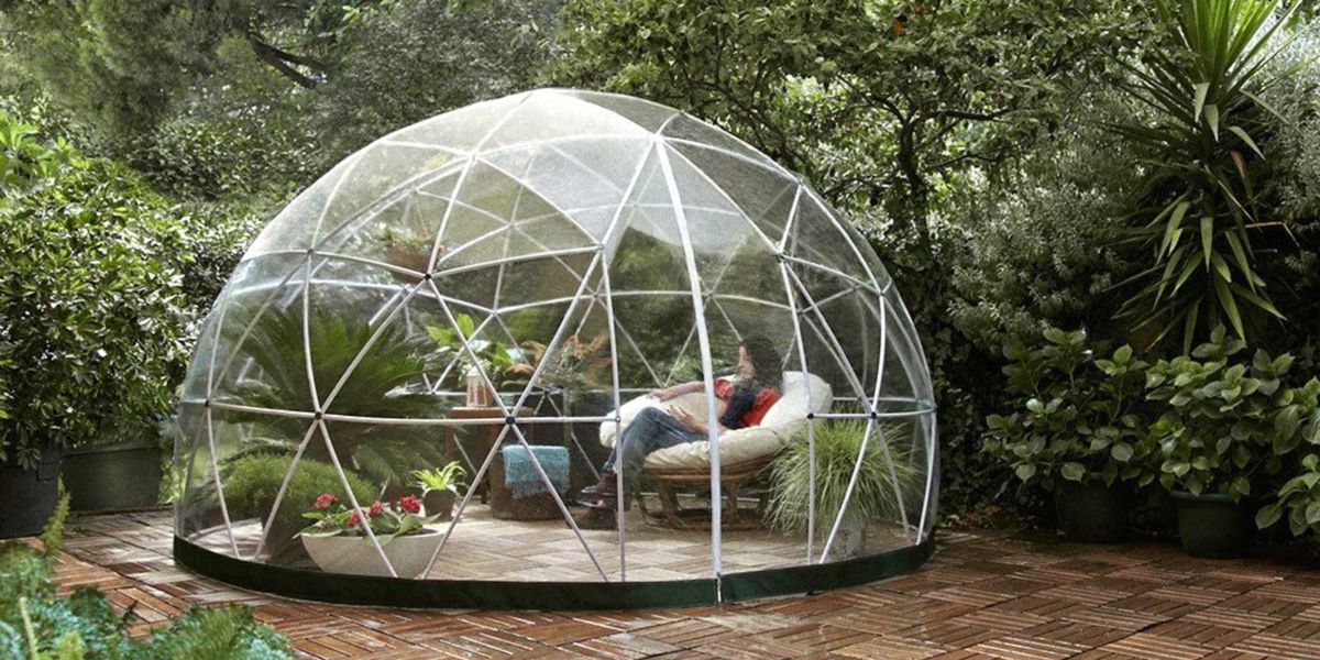 Garden Dome Exterior, for Glamping