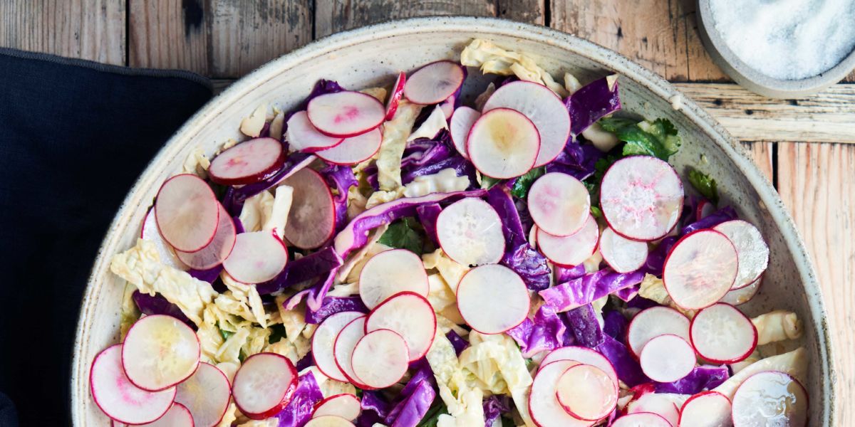 Cabbage Salad with Citrus Dressing and Radishes Recipe - Sunset Magazine