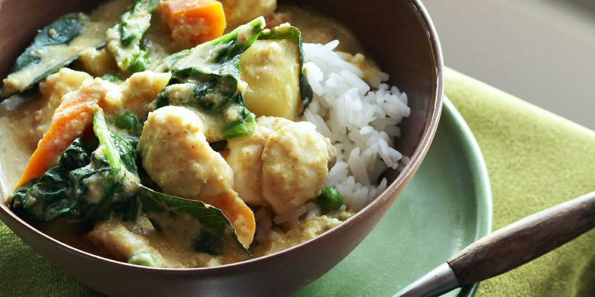 Coconut Ginger Curry with Vegetables & Halibut Recipe – Sunset Magazine
