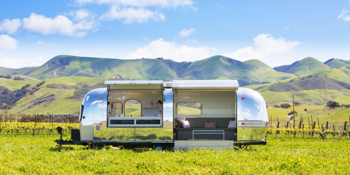 Malene Wines Airstream in Wine Country