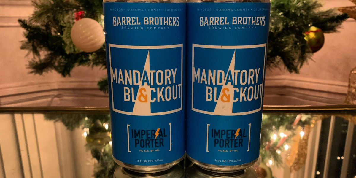 Barrel Brothers Mandatory Blackout Imperial Porter PGE Beer