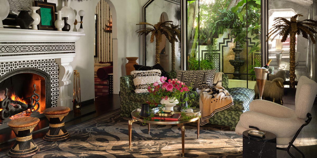 Ruggable Sumaya Soft Black Rug-lifestyle