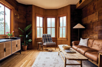 Mendocino Ranch Cabin Living Room