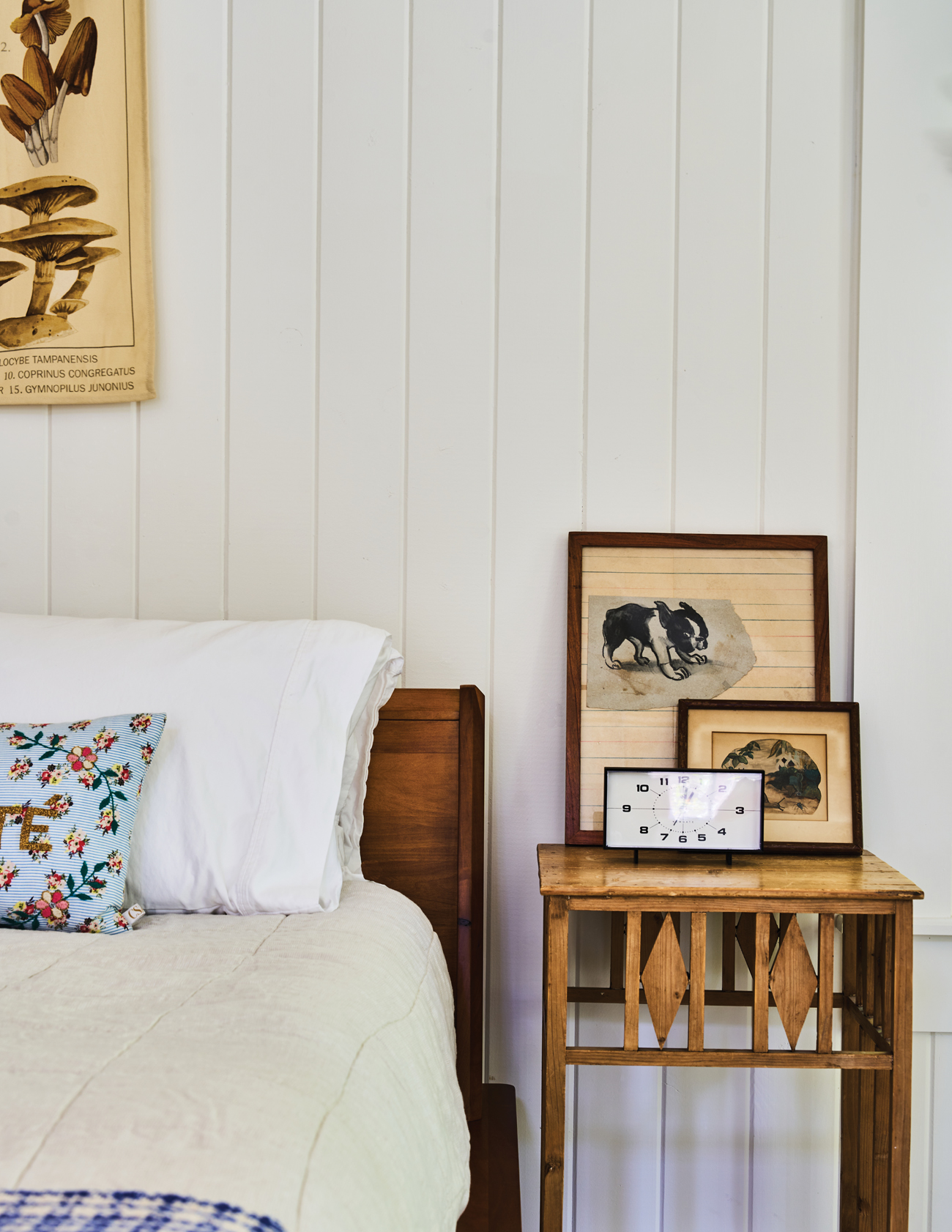 Montecito Cottage Bedroom Interior Detail Nightstand