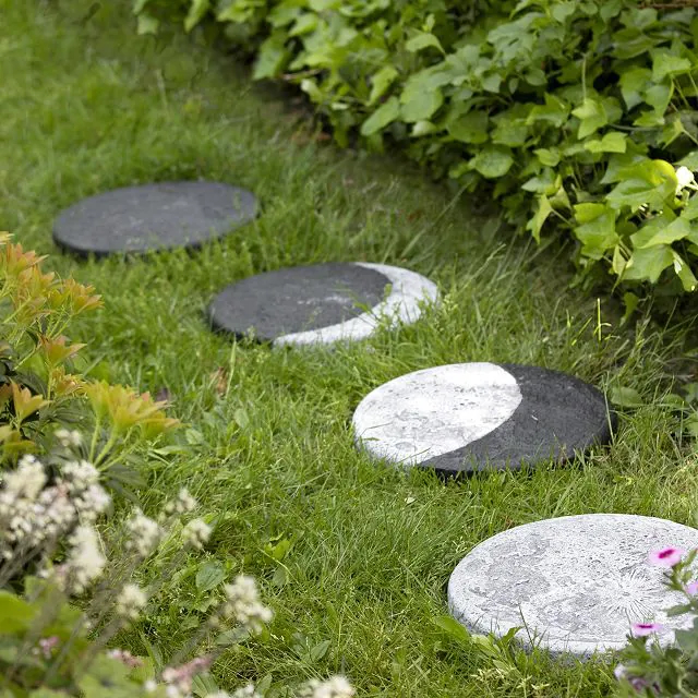 Moon Phase Stepping Stones