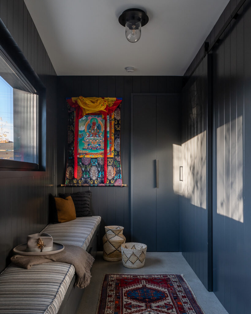 Mudroom in Bozeman House by Envi Interior Design