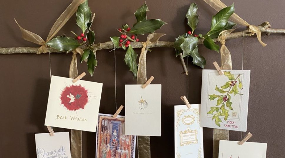 Creative Ways to Hang up Your Holiday Cards This Season