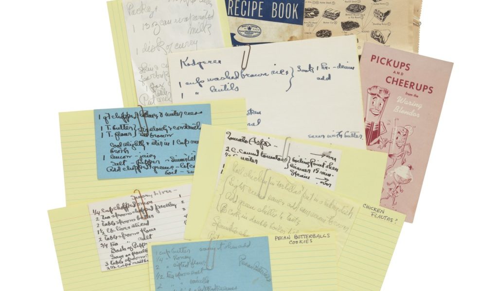Georgia O’Keeffe’s Collection of Handwritten Recipes Sold to Yale Library