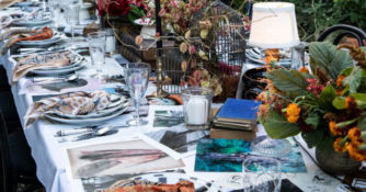 Outdoor Tablescape by Amy Neunsinger and Kate Martindale