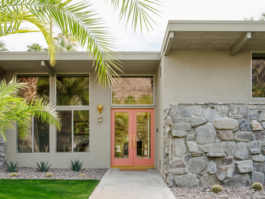 Exterior of Palm Springs House by Michel Boudreau Design
