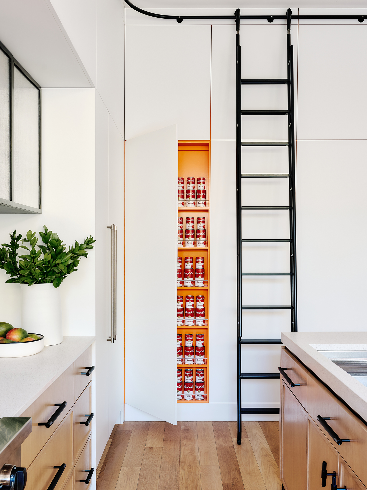 Pantry in San Francisco Townhouse by FAME Architects