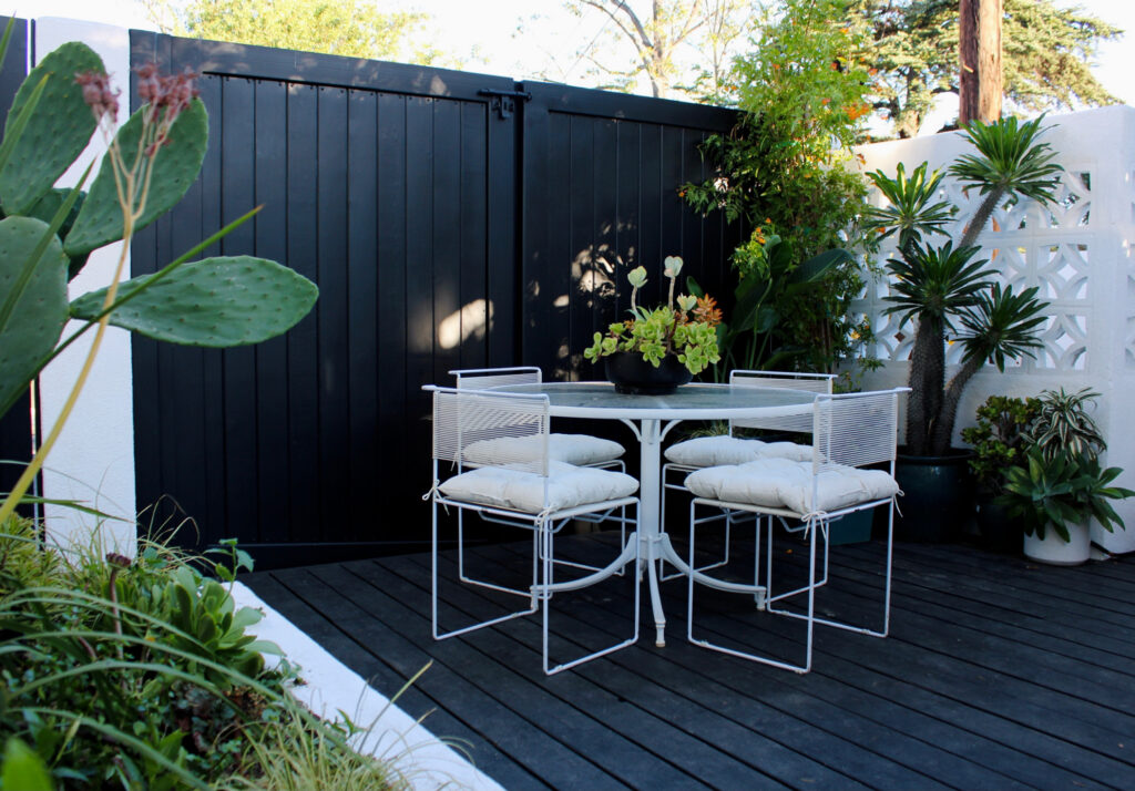 Patio Seating in Trailer by Tamarra Younis