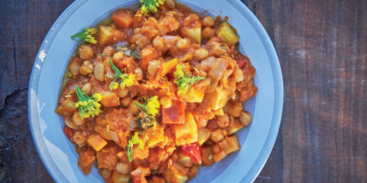 Autumn Vegetable and Chickpea Saffron Ragoût Recipe - Sunset Magazine