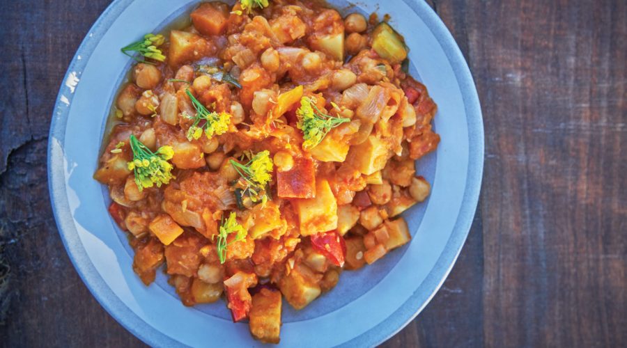 peace-and-plenty-saffron-farm-harvest-and-recipes-saffron-vegetable-chickpea-ragout