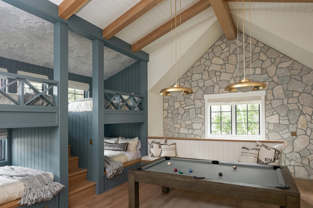 Pool Table in Montana Boathouse by Adrian Dagli Interior Wanderer