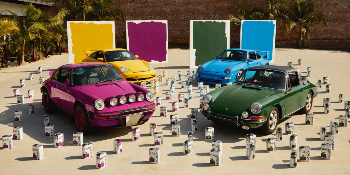 Porsche Backdrop Paints