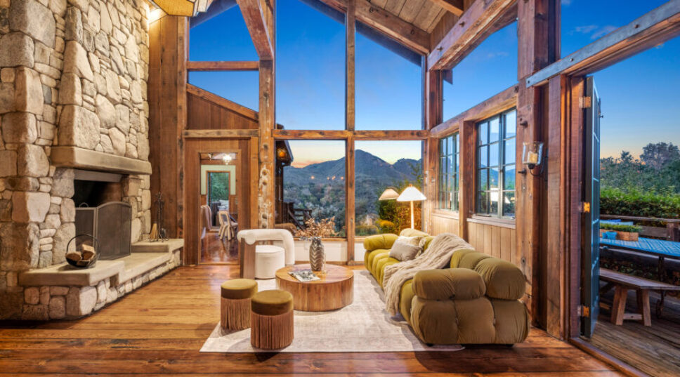This Is How L.A.’s Top Home Stager Worked Her Magic on a Post and Beam Home in the Topanga Mountains