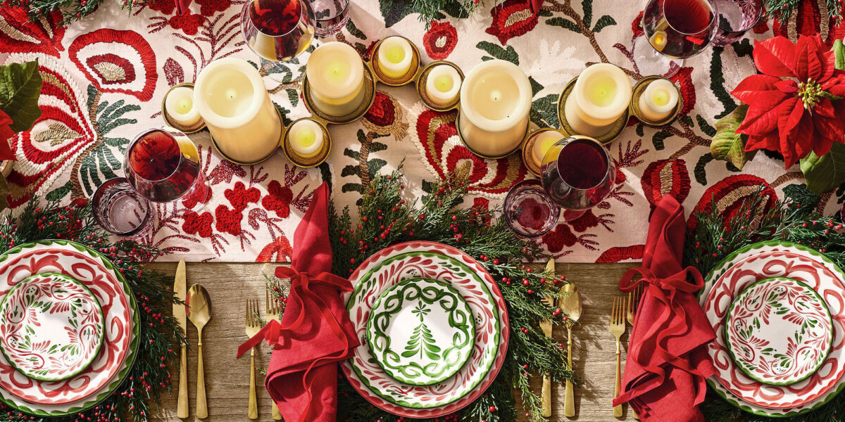 Pottery Barn Holiday Table 2025