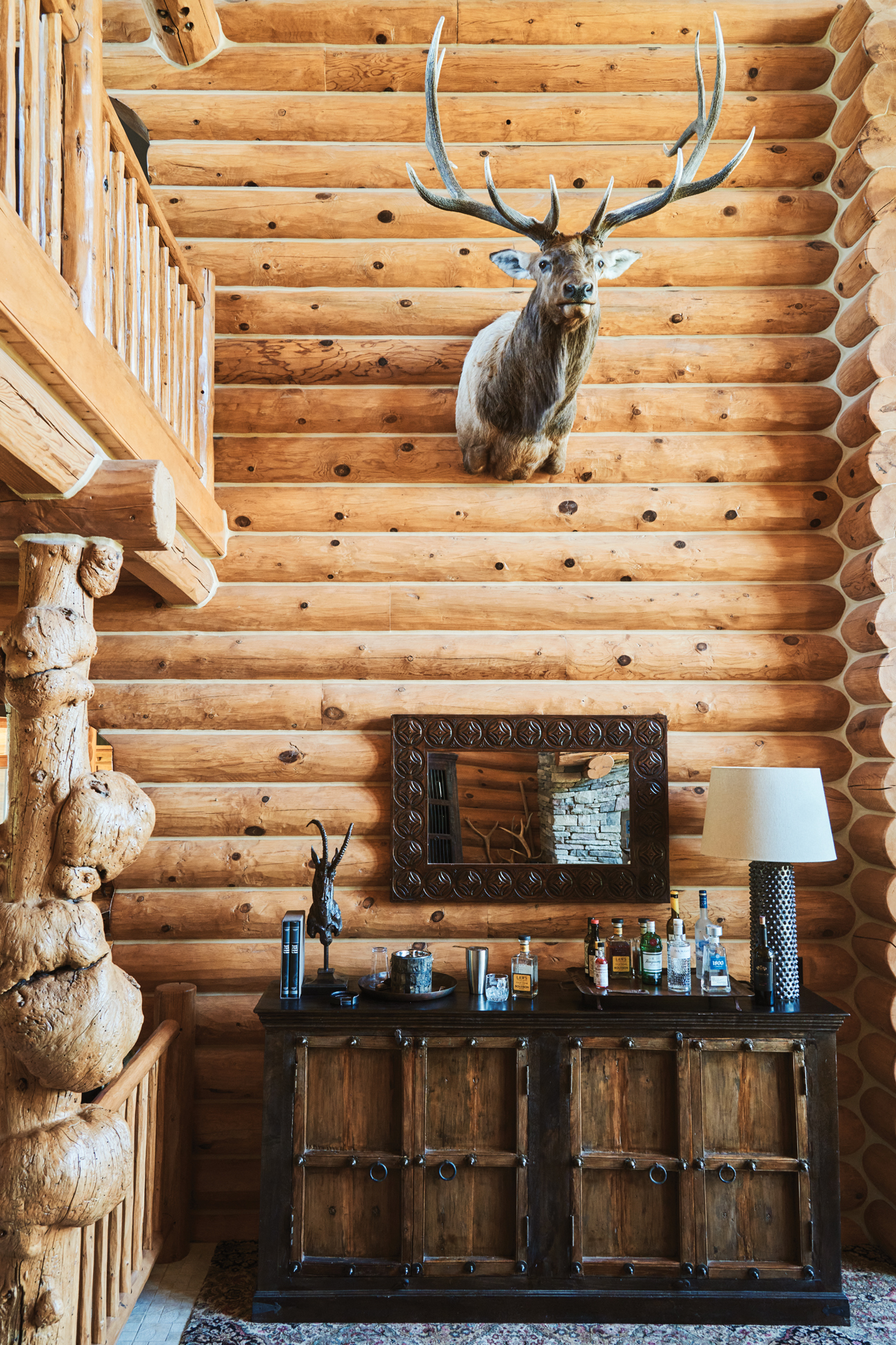 Reid Creek Lodge Great Room Detail