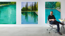 Salomón Huerta Portrait with Pool Series