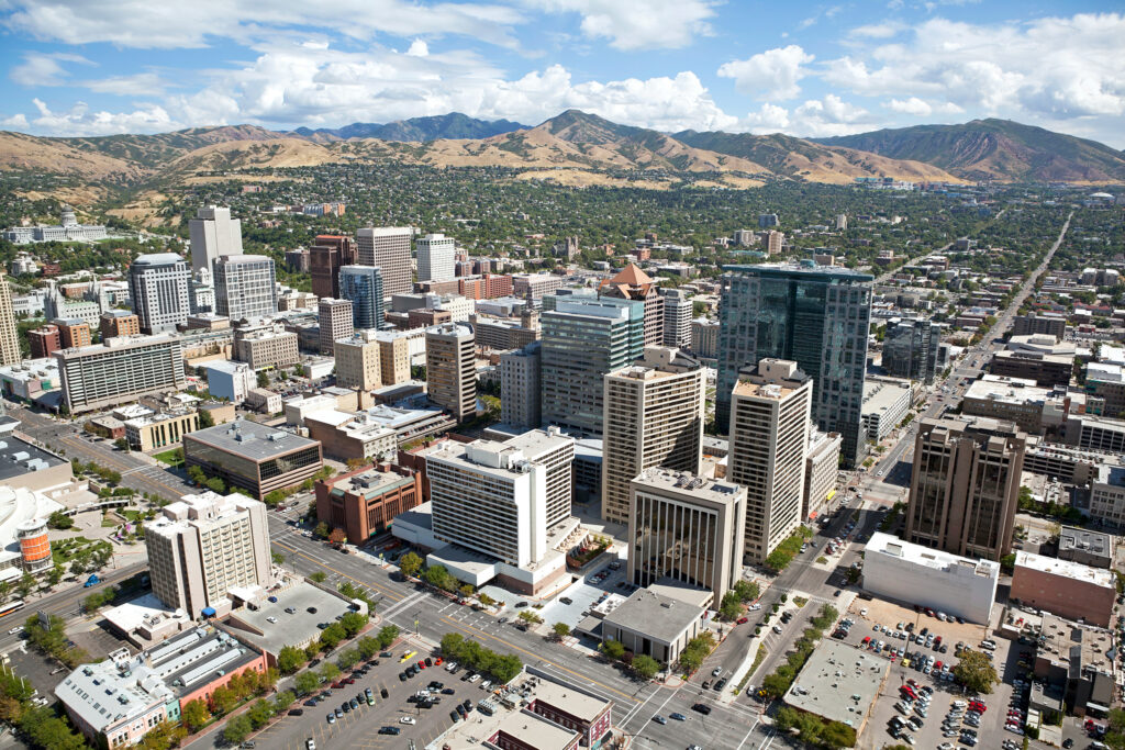 Salt Lake City Aerial View