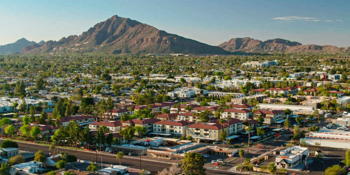 Scottsdale Arizona Aerial View