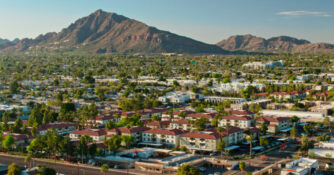Scottsdale Arizona Aerial View